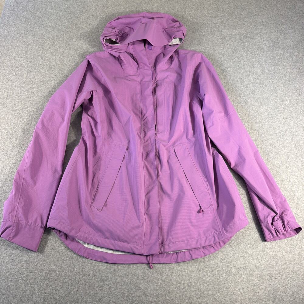 NWOT Duluth Trading Company Women’s Purple Pink Windbreaker Size S With Bag